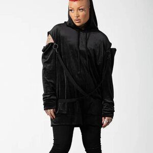 KILLSTAR IN A STATE PULL-OVER HOODIE NEW!! XS